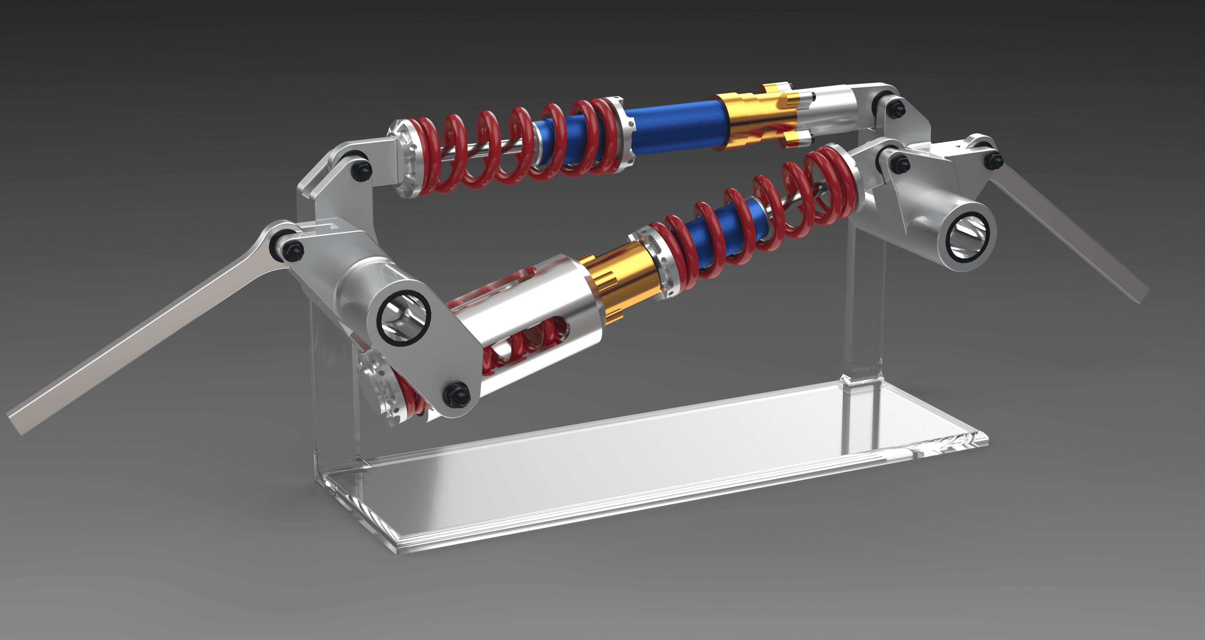 Picture of the rendered suspension